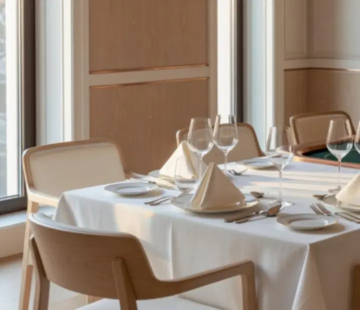 Signature dining and poker lounge package with cards and gourmet dishes